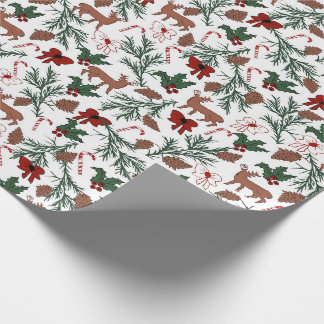 Papel De Presente Design Espírito Natal