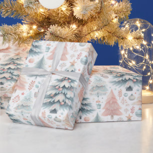 Papel De Presente Design festivo de embrulho de Natal