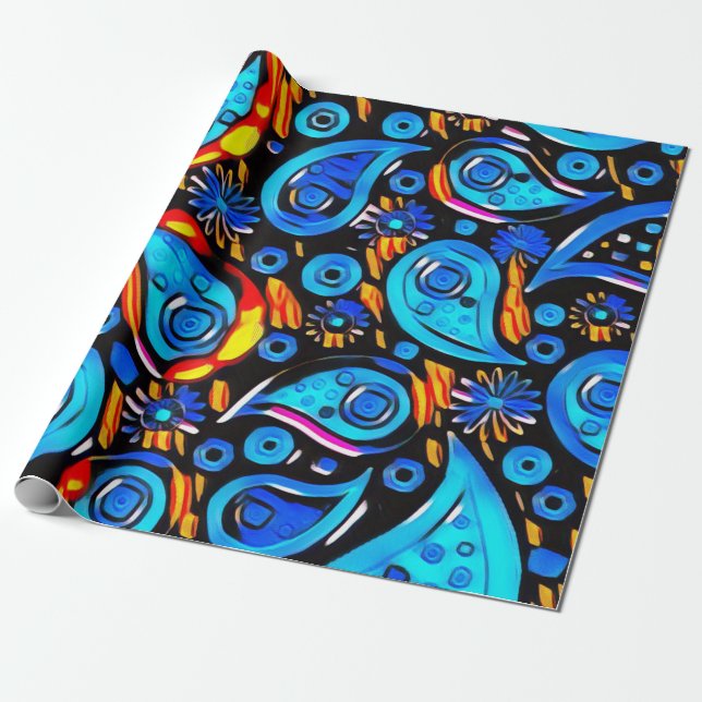 Papel De Presente Design fino (Desenrolado)