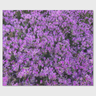 Papel De Presente Design Floral em Roxo