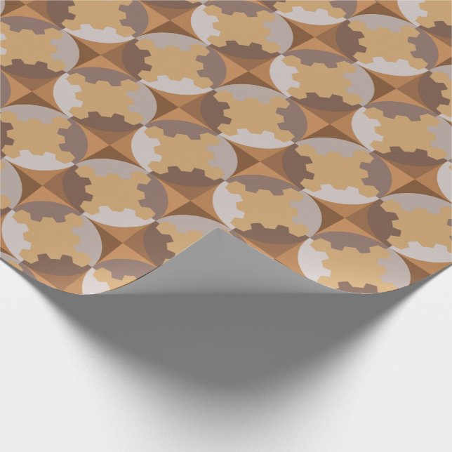 PAPEL DE PRESENTE DESIGN GEOMÉTRICO. (Ponta)