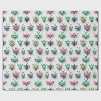 Papel De Presente Design insectes bonbons pastel kawaii chic