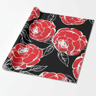Papel De Presente Design Rosa para ventilador japonês