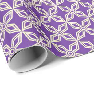 Papel De Presente Design roxo