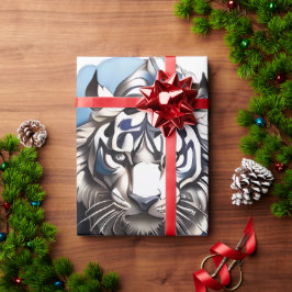 Papel De Presente Design Tiger