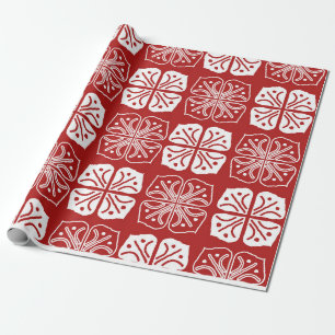 Papel De Presente Design típico da vintage da Indonésia, combinado