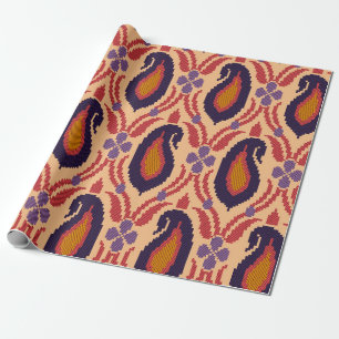 Papel De Presente Designação tradicional do ajudante, fundo, decoraç