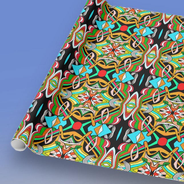 Papel De Presente Designs coloridos (Criador carregado)