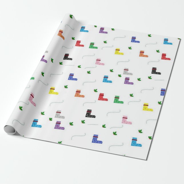 Papel De Presente Designs Natal 2022 (Desenrolado)