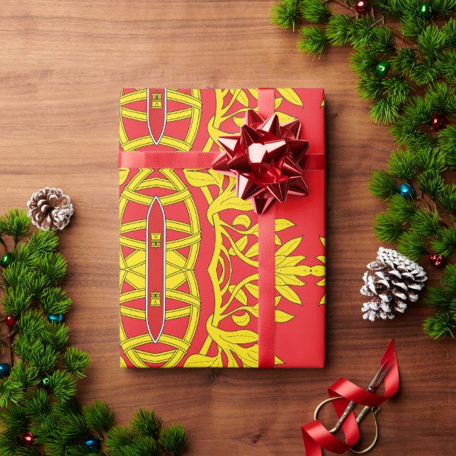 Papel De Presente Designs portuguesas (Presente de Natal)