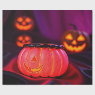 Papel De Presente Deslumbrante Rato de Halloween Glowing Oferta Li