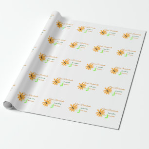 Papel De Presente Despedida de solteira adicionar nome data local gi