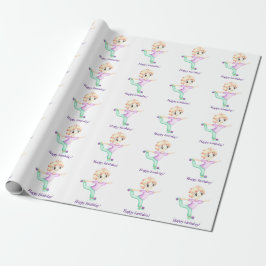 Papel De Presente Desportista menino ruivo engraçado