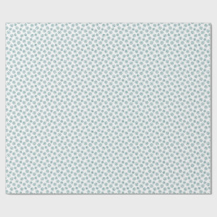 Papel De Presente Destaque de Daisies Teais