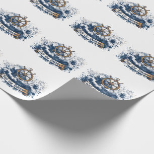 Papel De Presente "Desvendando o Desconhecido" - Design Inspirado na