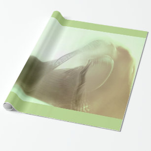 Papel De Presente Detalhe romântico da flor