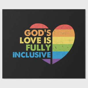 Papel De Presente Deus Gay Cristão Lgbt