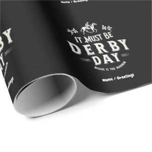 Papel De Presente Deve Ser O Dia De Derby Que É O Que É Bourbon