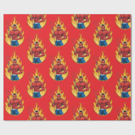 Papel De Presente Devil with trident