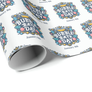 Papel De Presente Dia 8 de janeiro - Banheira