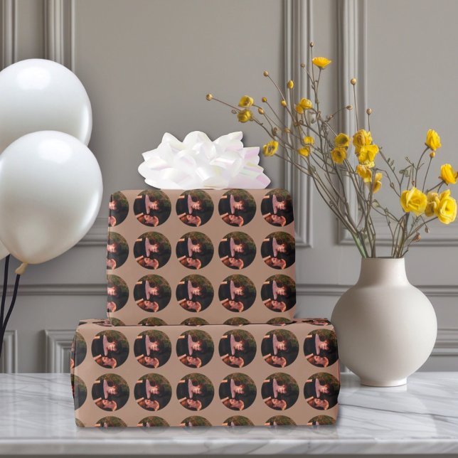 Papel De Presente Dia da Mãe Foto Personalizada do Meu Melhor Amigo (Criador carregado)