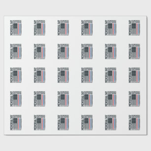 Papel De Presente Dia da Memória Lembrar e Homenagear Tributo Vetor