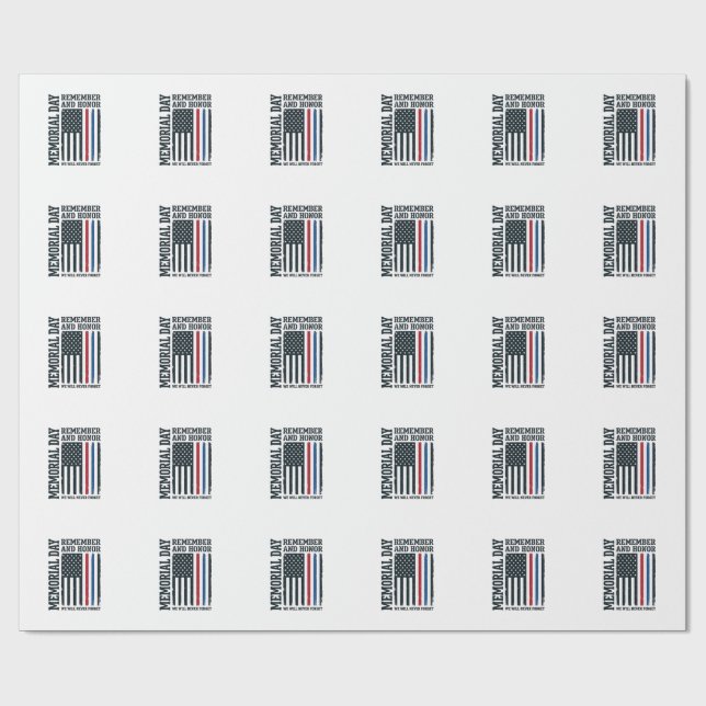 Papel De Presente Dia da Memória Lembrar e Homenagear Tributo Vetor  (Aberto)
