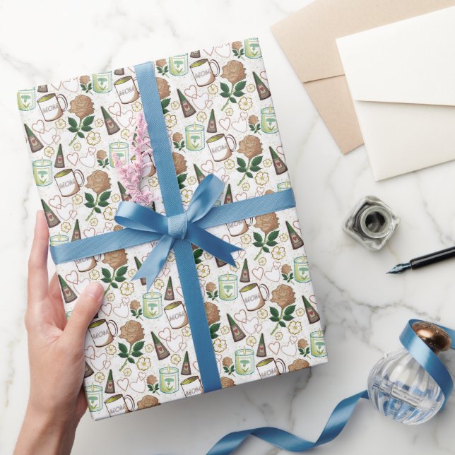 Papel De Presente Dia das Mães Cítrico (Presentear)