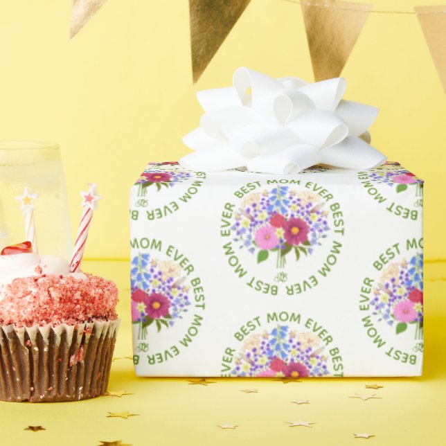 Papel De Presente Dia das Mães Com Blumenstrauss (Festa de aniversário)