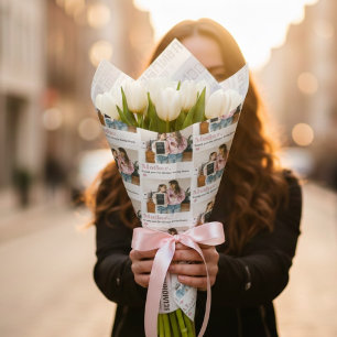 Papel De Presente Dia das Mães Personalizado com Foto