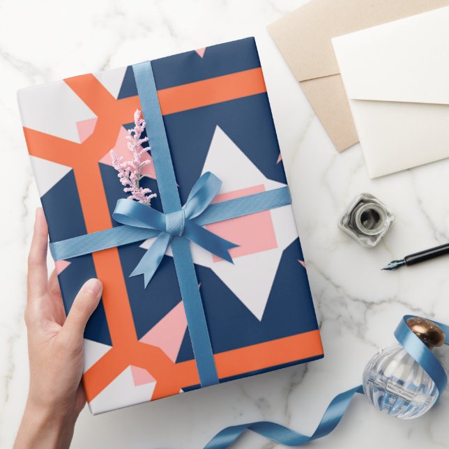 Papel De Presente Dia de as mães Artístico Especial do Monograma Ele (Presentear)