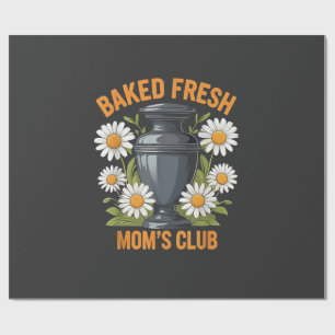 Papel De Presente Dia de as mães do Clube Mãe Fresco