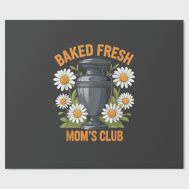 Papel De Presente Dia de as mães do Clube Mãe Fresco (Aberto)