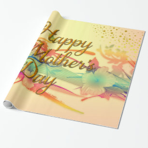 Papel De Presente Dia de as mães Feliz 13
