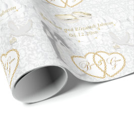 Papel De Presente Dia de Casamento de Noiva e de Noite