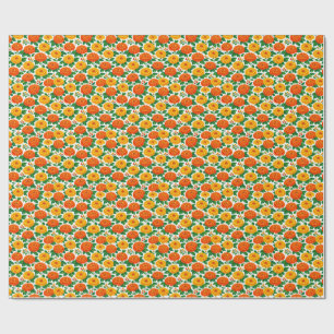 Papel De Presente Dia de Muertos, Festa de Marigold