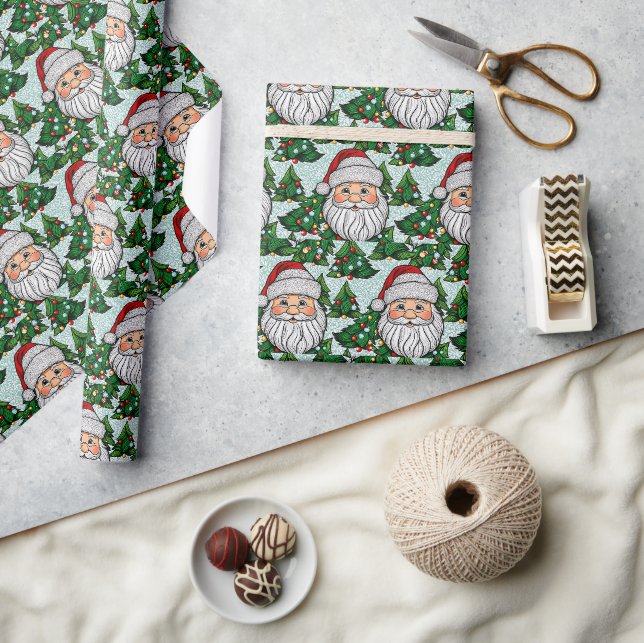 Papel De Presente Dia de Natal sem rumo (Artesanato)