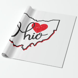 Papel De Presente Dia de Ohio
