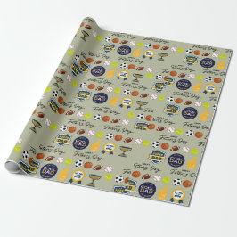 Papel De Presente Dia de os pais bonito e adaptável