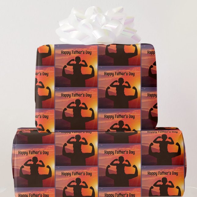 Papel De Presente Dia de os pais Eu Quero Ser Como Você Pai (Criador carregado)