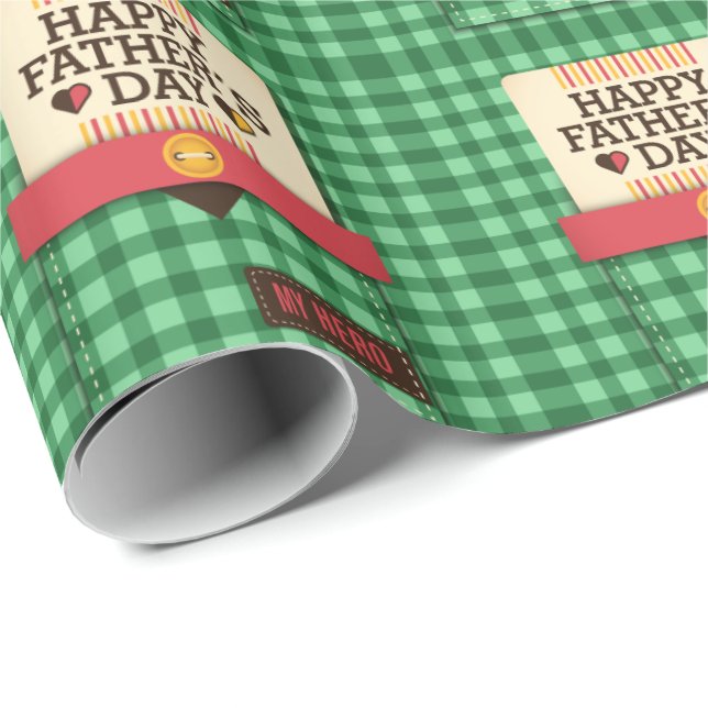 Papel De Presente Dia de os pais Feliz (Ponta do rolo)