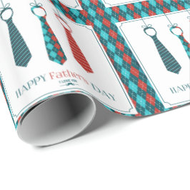 Papel De Presente Dia de os pais Feliz