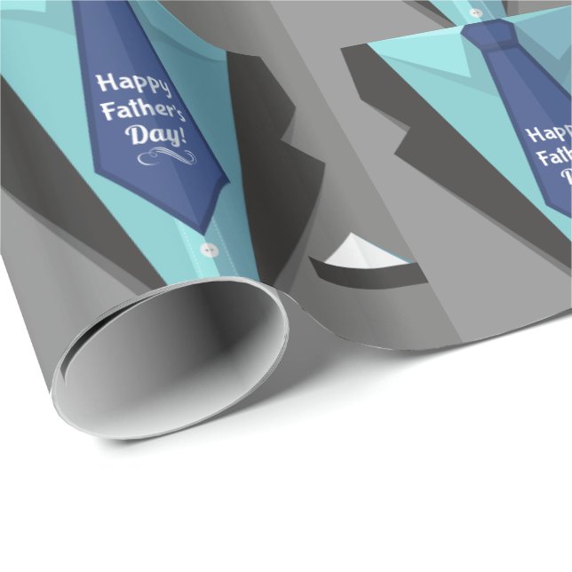 Papel De Presente Dia de os pais Feliz (Ponta do rolo)