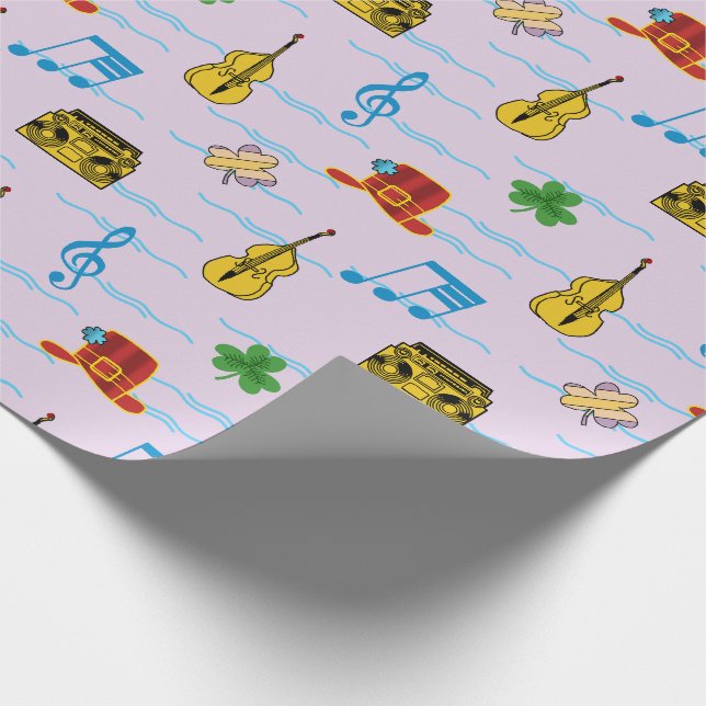 Papel De Presente dia de São Patrício (Ponta)