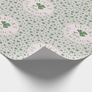 Papel De Presente Dia de São Patrício de Shamrock