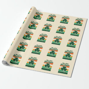 Papel De Presente Dia de São Patrício Pequeno Hooligan Engraçado