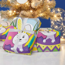 Papel De Presente Dia do Felz pascoa Engraçado