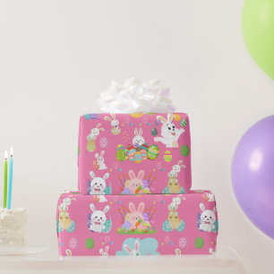Papel De Presente Dia do felz pascoa - Padrões Engraçados E Ovos