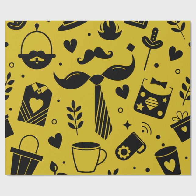 Papel De Presente Dia dos pais fundo  (Aberto)
