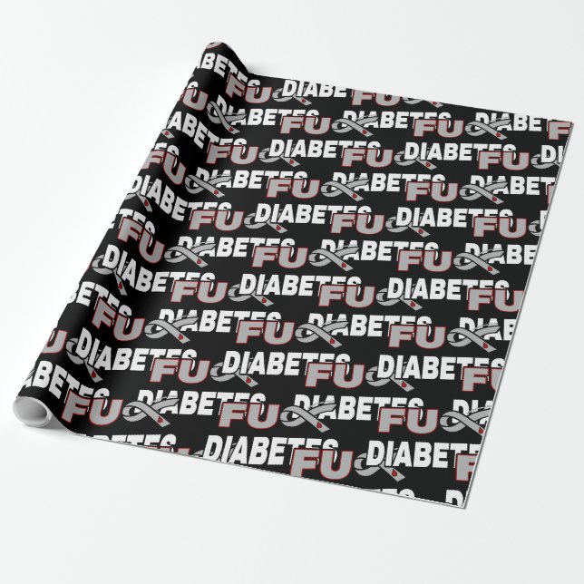 Papel De Presente Diabetes FU (Desenrolado)